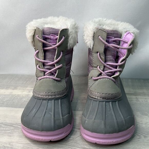 OshKosh B’Gosh purple snow boots size 7 - Picture 3 of 14